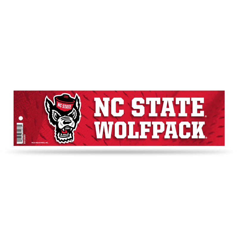 NCAA N.Carolina State Wolfpack 3" x 12" Car/Truck/Jeep Bumper Sticker By Rico Industries