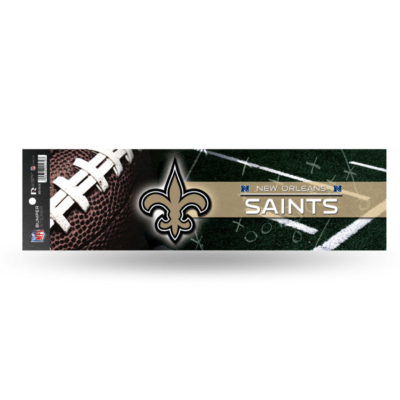NFL New Orleans Saints 3" x 12" Car/Truck/Jeep Bumper Sticker By Rico Industries