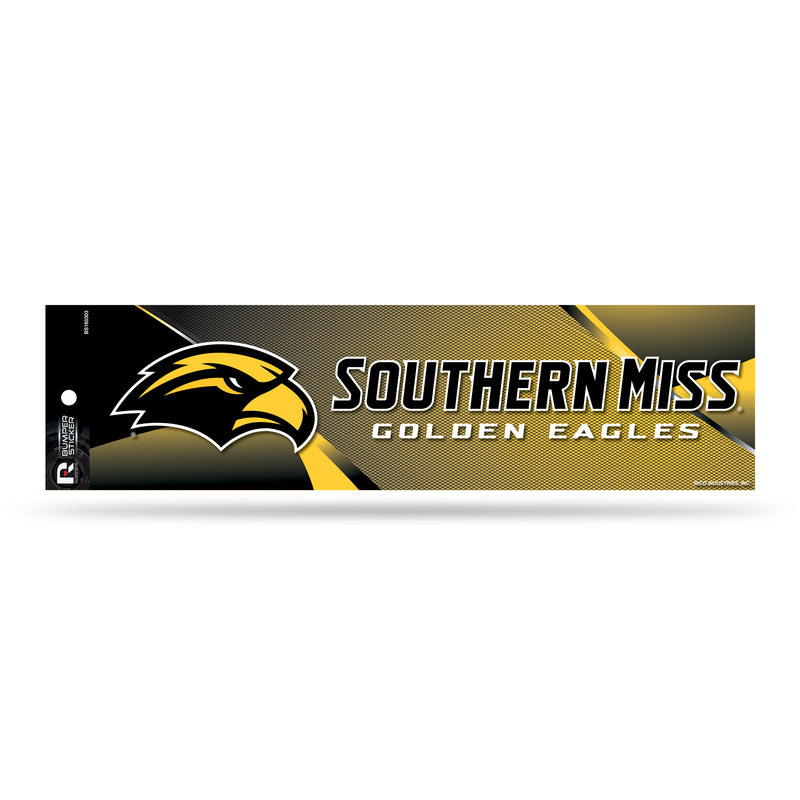 NCAA Southern Mississippi Golden Eagles 3" x 12" Car/Truck/Jeep Bumper Sticker By Rico Industries