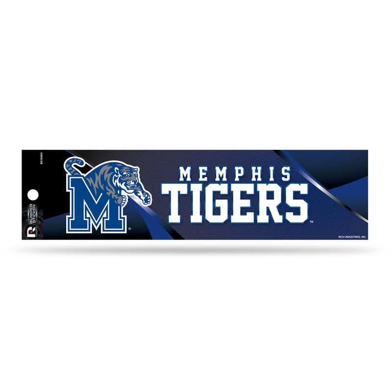 NCAA Memphis Tigers 3" x 12" Car/Truck/Jeep Bumper Sticker By Rico Industries