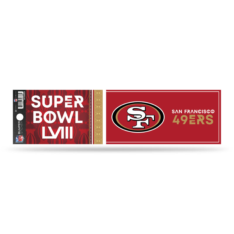 49ERS 2024 Super Bowl LVIII Bound Bumper Sticker