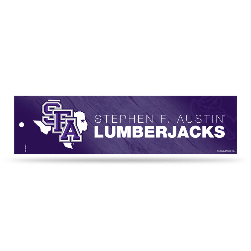 NCAA Stephen F. Austin Lumberjacks 3" x 12" Car/Truck/Jeep Bumper Sticker By Rico Industries