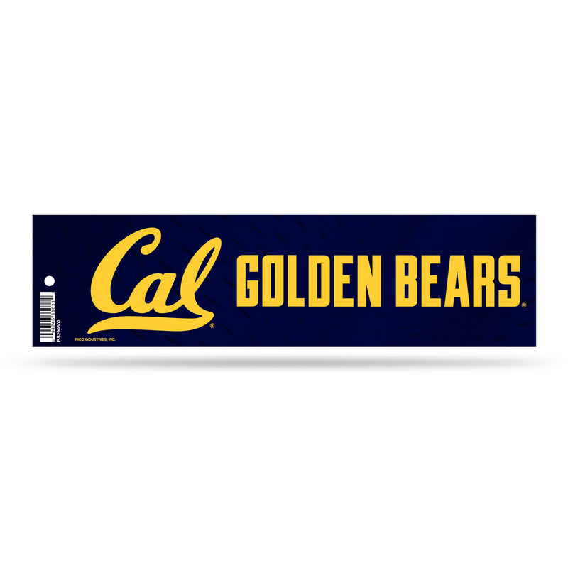 NCAA Cal Berkeley Golden Bears 3" x 12" Car/Truck/Jeep Bumper Sticker By Rico Industries