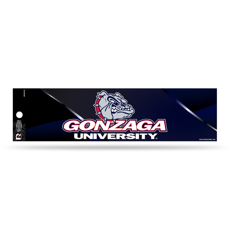 NCAA Gonzaga Bulldogs 3" x 12" Car/Truck/Jeep Bumper Sticker By Rico Industries