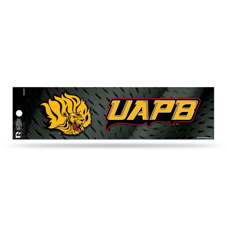 NCAA Arkansas-Pine Bluff Golden Lions 3" x 12" Car/Truck/Jeep Bumper Sticker By Rico Industries