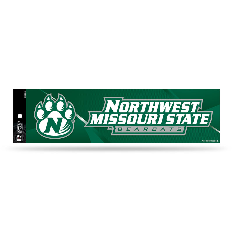 NCAA Northwest Missouri State Bearcats 3" x 12" Car/Truck/Jeep Bumper Sticker By Rico Industries