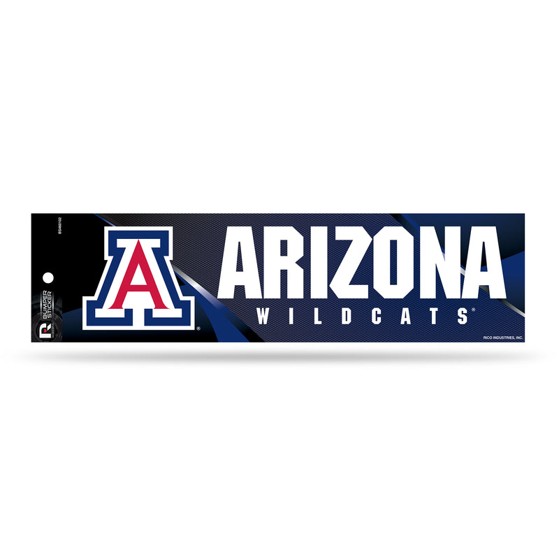 NCAA Arizona Wildcats 3" x 12" Car/Truck/Jeep Bumper Sticker By Rico Industries
