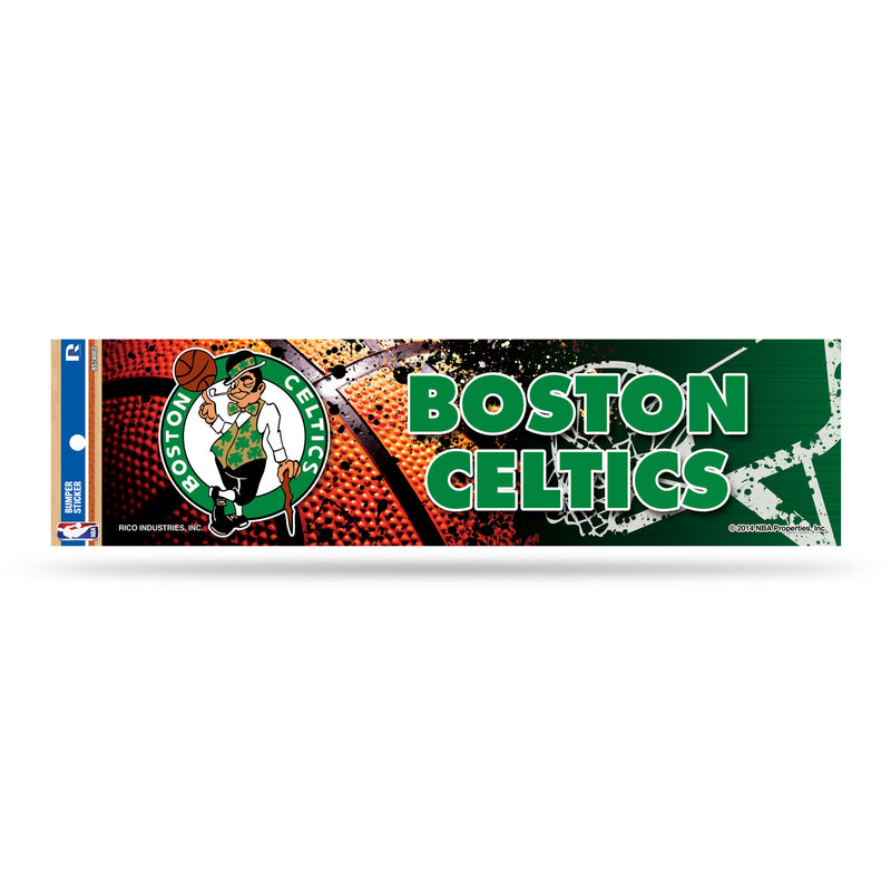 NBA Boston Celtics 3" x 12" Car/Truck/Jeep Bumper Sticker By Rico Industries