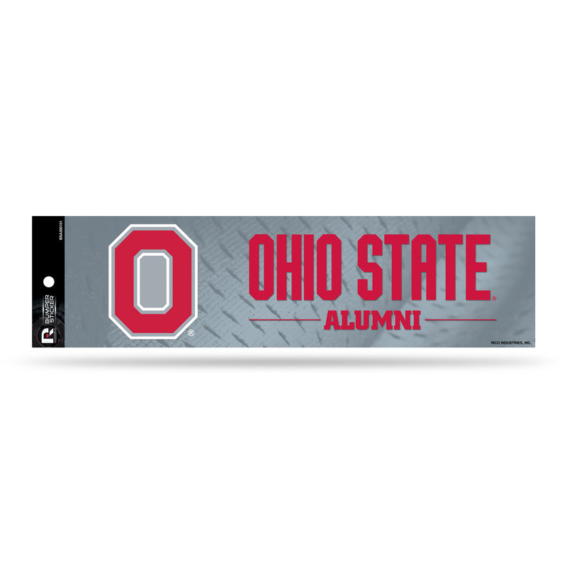 NCAA Ohio State Buckeyes 3" x 12" Car/Truck/Jeep Bumper Sticker By Rico Industries