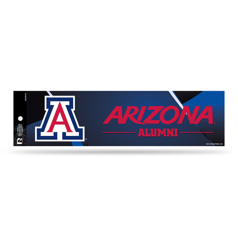 NCAA Arizona Wildcats 3" x 12" Car/Truck/Jeep Bumper Sticker By Rico Industries