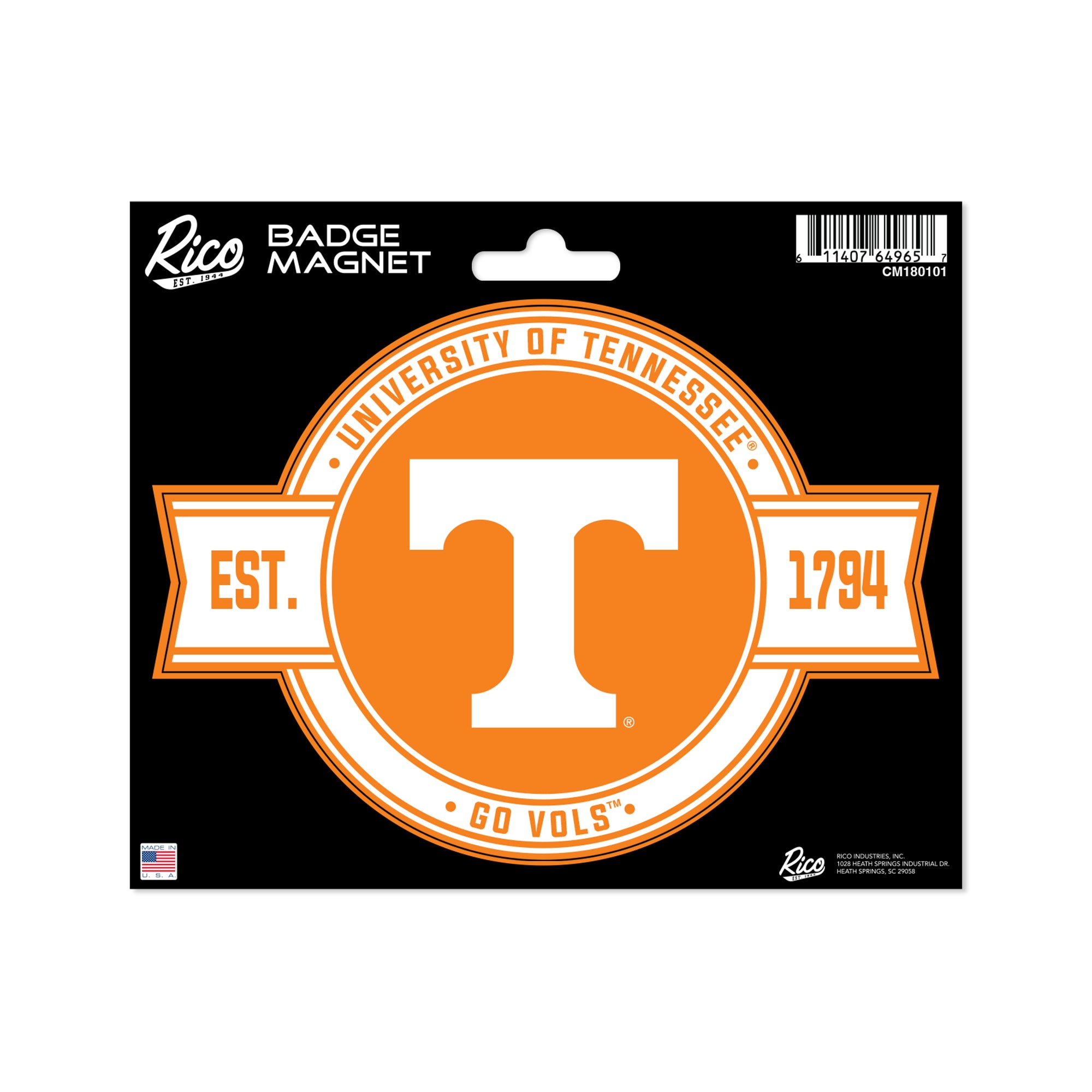 Tennessee Volunteers Badge Magnet