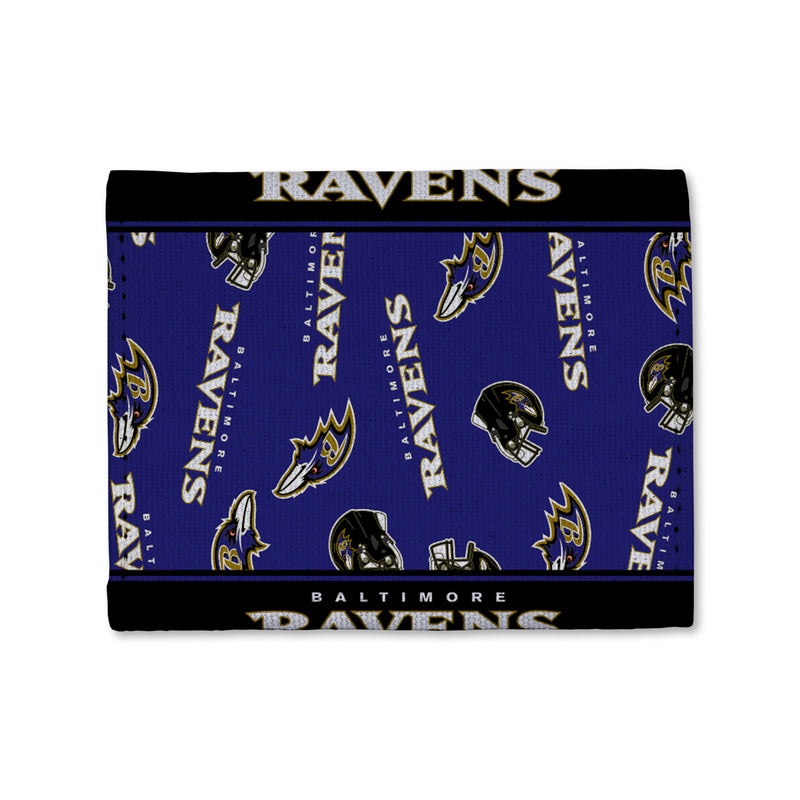 Ravens Canvas Trifold Wallet