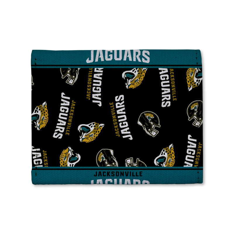 Jaguars Canvas Trifold Wallet