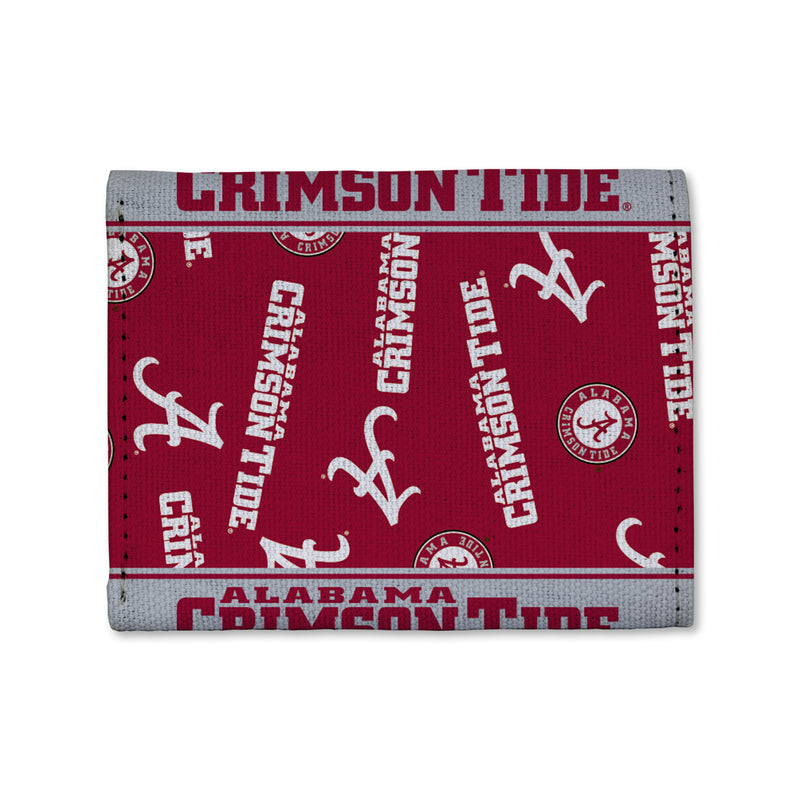 Alabama University Canvas Trifold Wallet