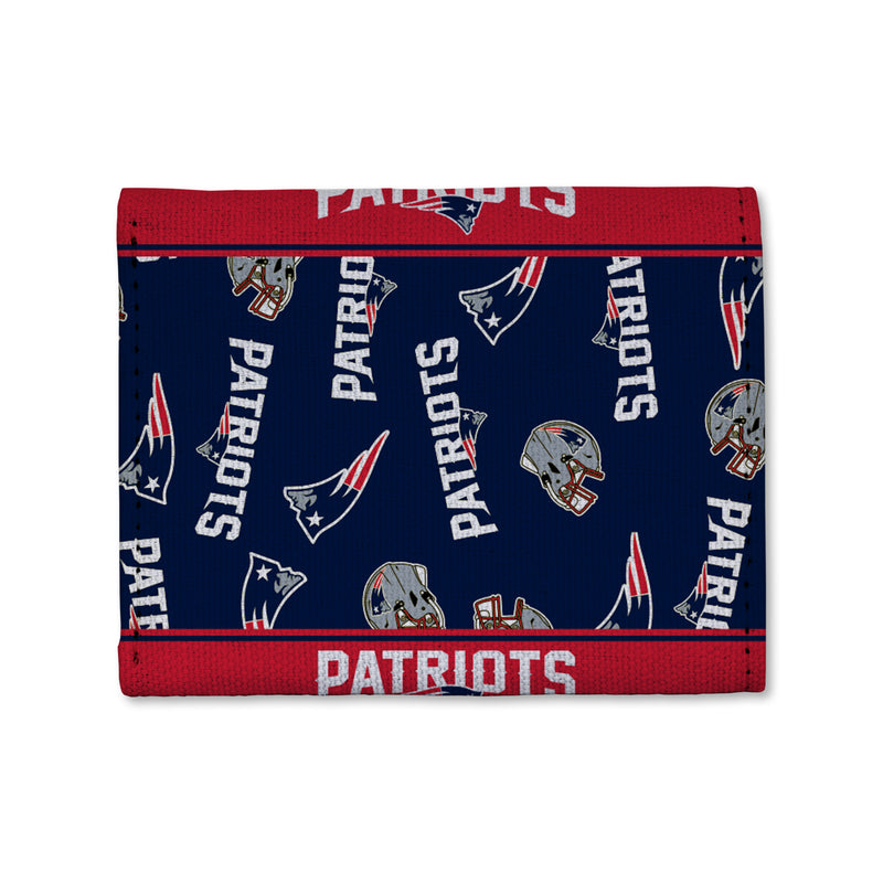 Patriots Canvas Trifold Wallet