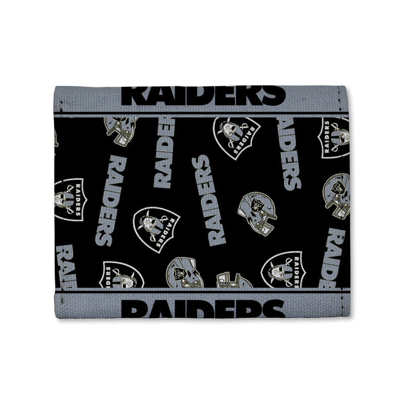 Raiders Canvas Trifold Wallet