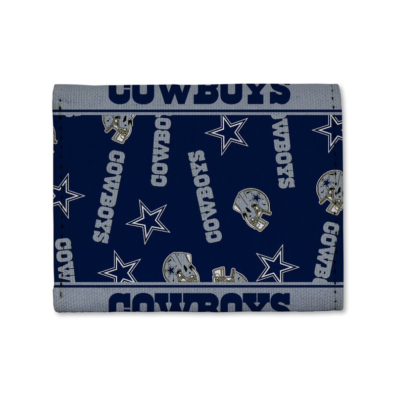 Cowboys Canvas Trifold Wallet