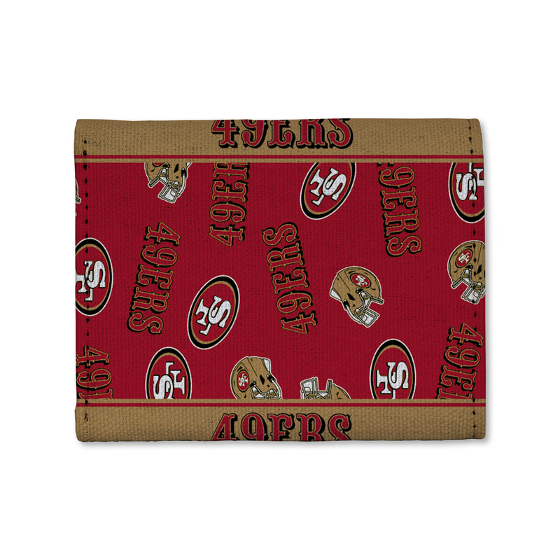49Ers Canvas Trifold Wallet