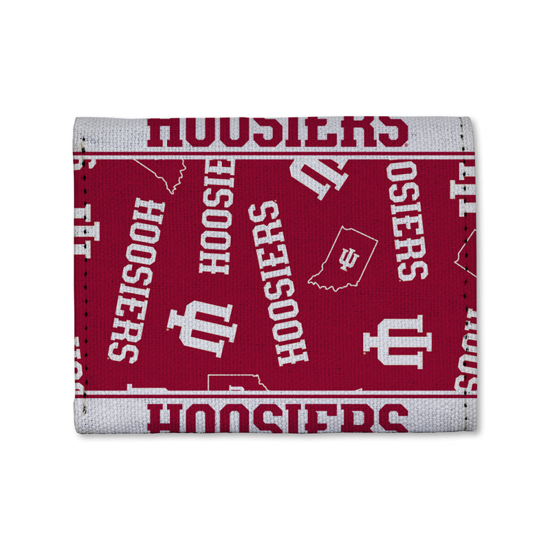 Indiana University Canvas Trifold Wallet