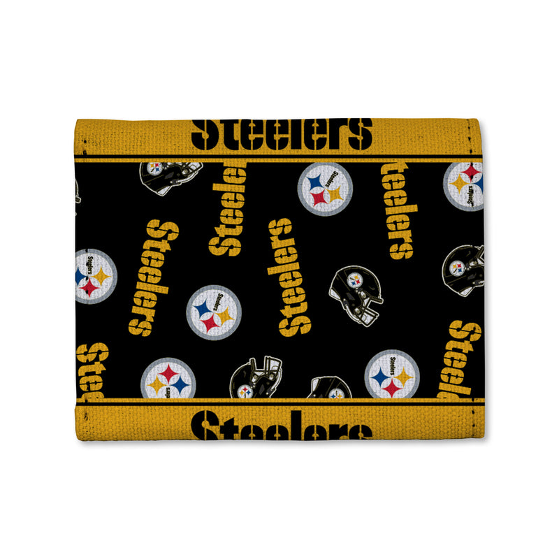 Steelers Canvas Trifold Wallet