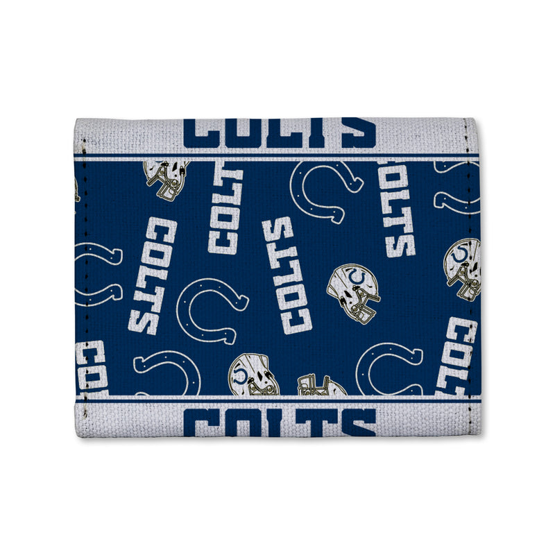 Colts Canvas Trifold Wallet