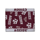 Texas A&M Canvas Trifold Wallet