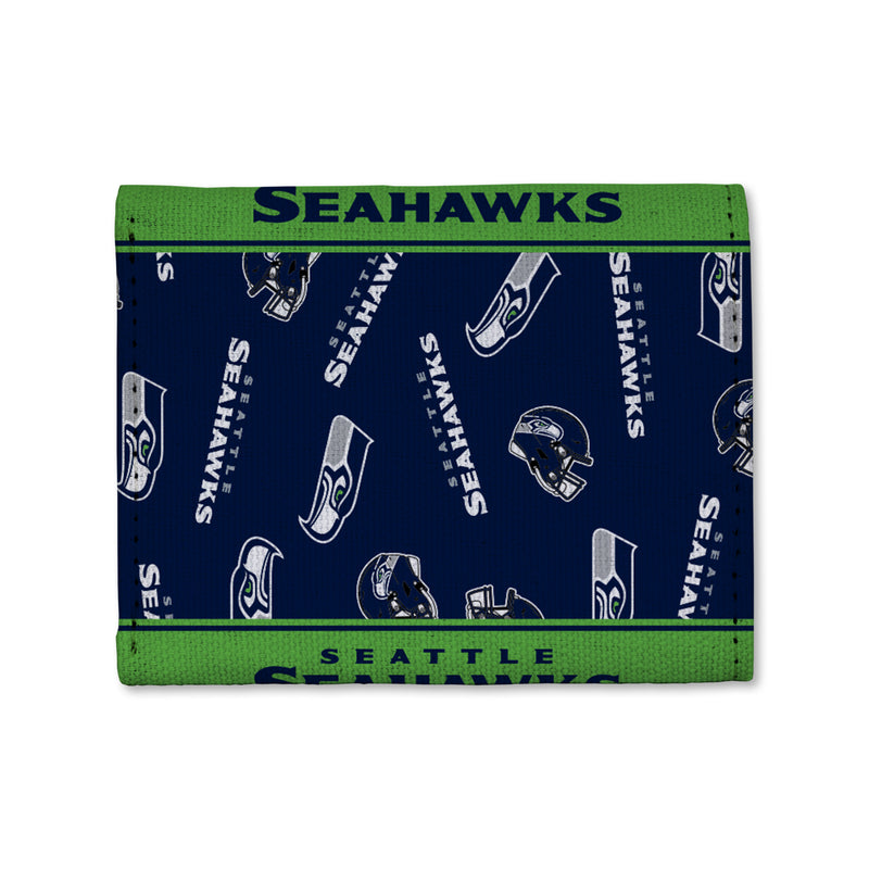 Seahawks Canvas Trifold Wallet