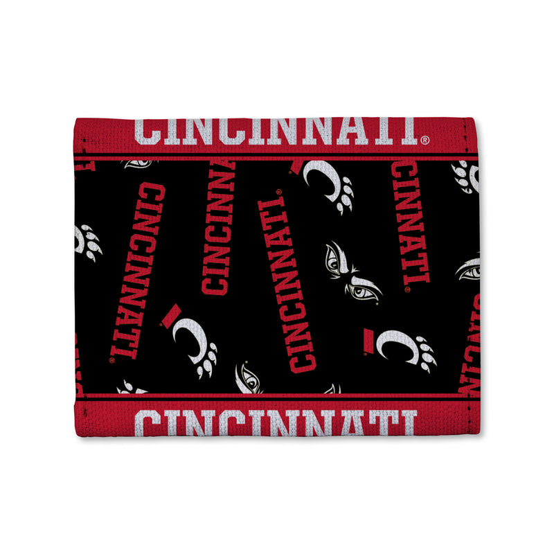 Cincinnati University Canvas Trifold Wallet