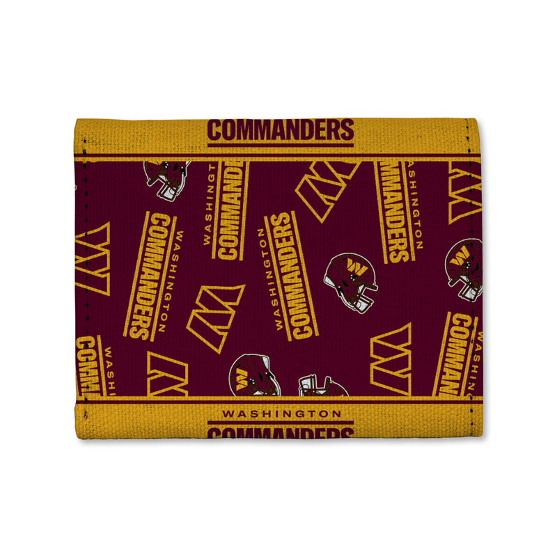 Commanders Canvas Trifold Wallet