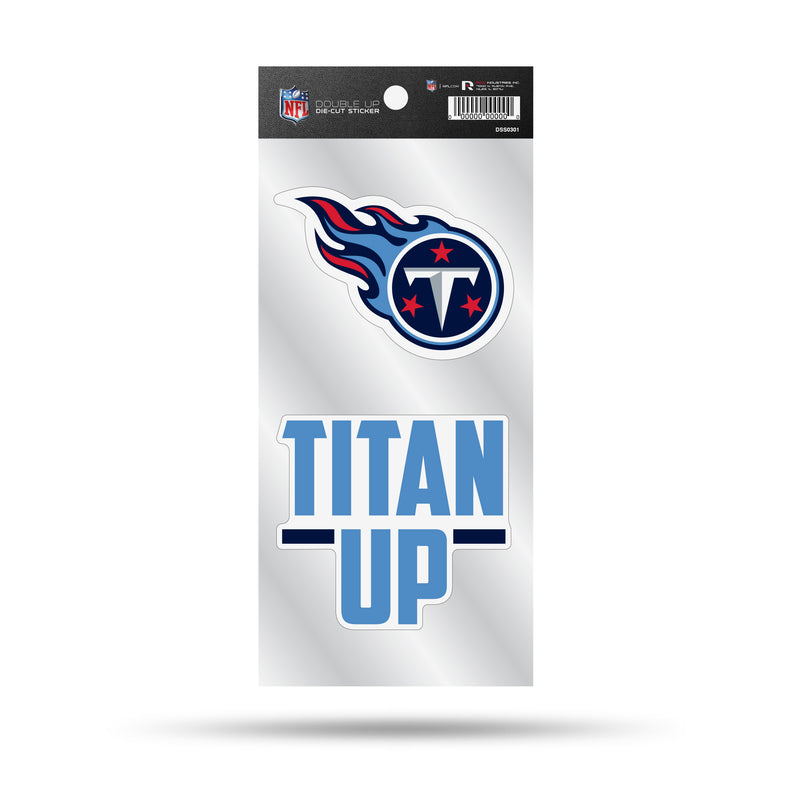 Titans Double Up Die Cut Sticker