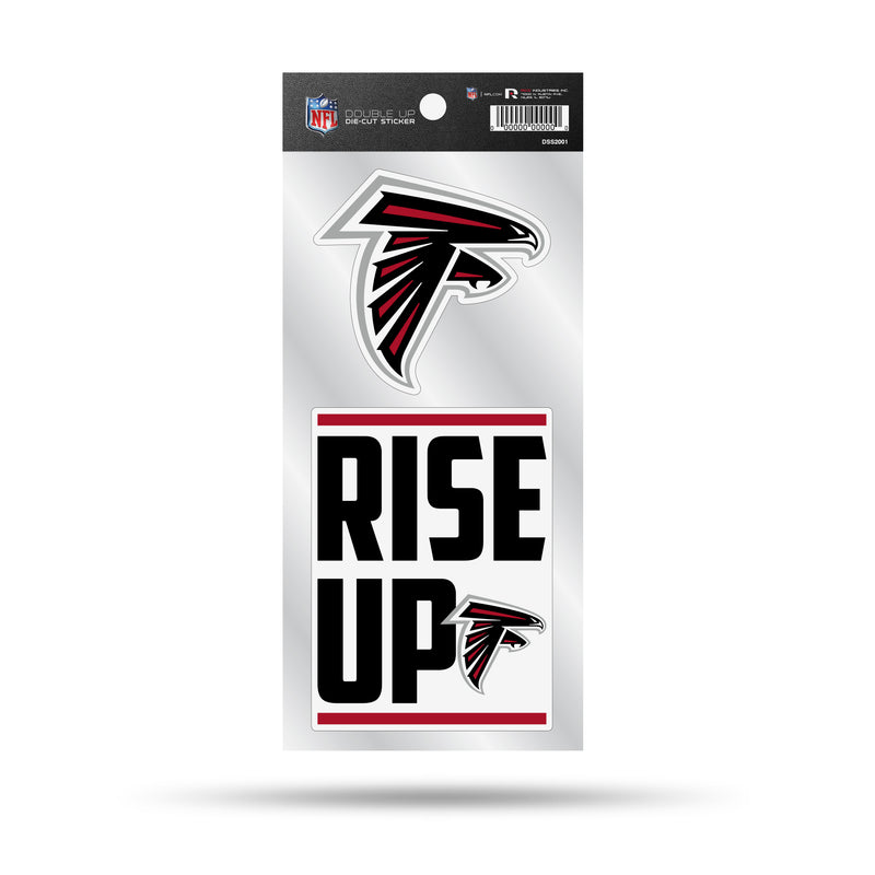 Falcons Double Up Die Cut Sticker