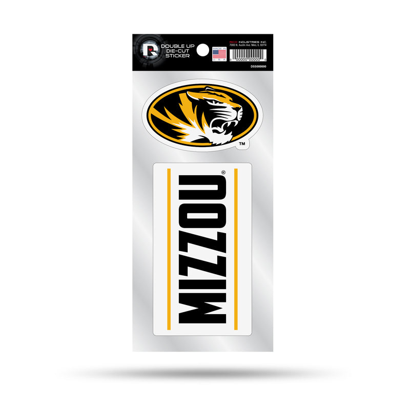 Missouri University Double Up Die Cut Sticker