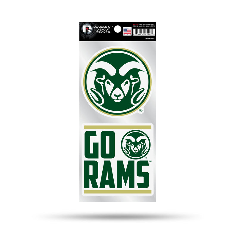 Colorado State Double Up Die Cut Sticker