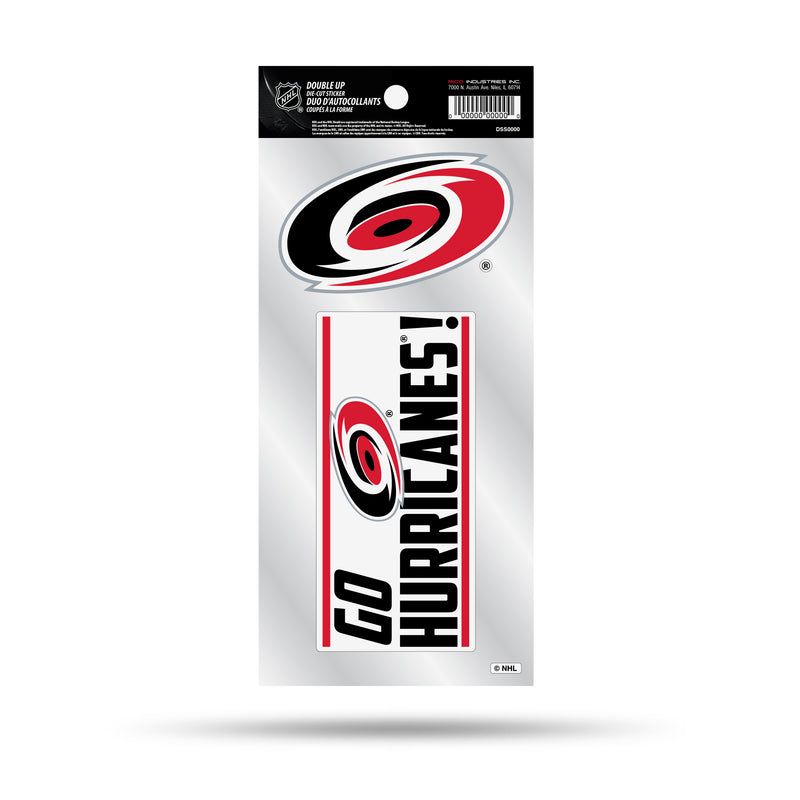 Hurricanes Double Up Die Cut Sticker