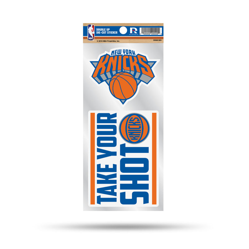 Knicks Double Up Die Cut Sticker