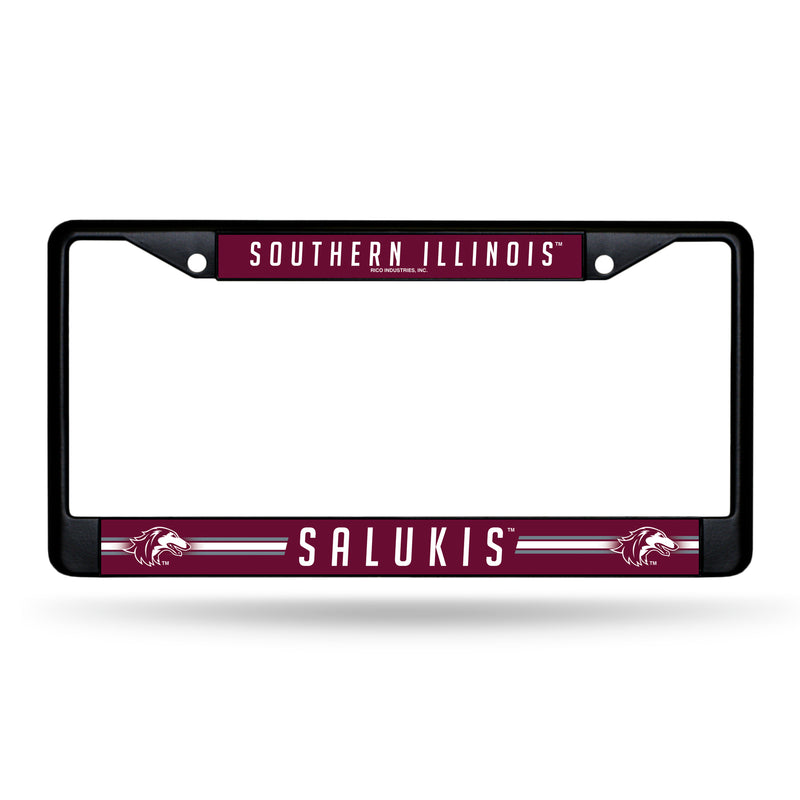 Southern Illinois Black Chrome Frame W/ Printed Insert