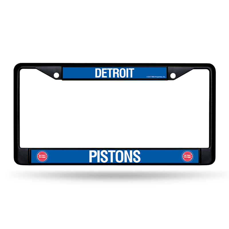 Detroit Pistons Black Chrome Frame