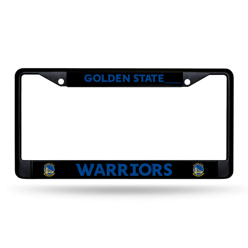 Warriors Black Chrome Frame W/ Printed Insert