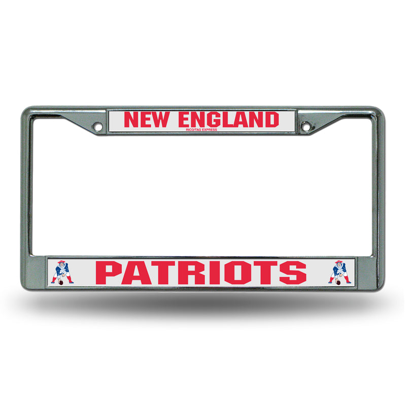 Patriots Throwback Logo Chrome Frame