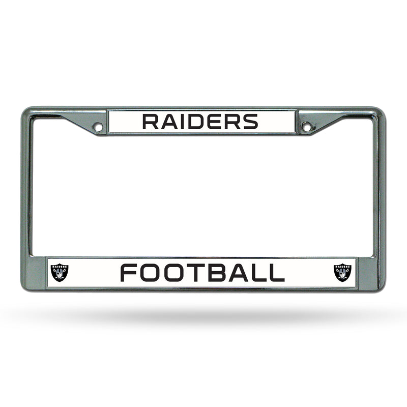 Raiders Football Chrome Frame