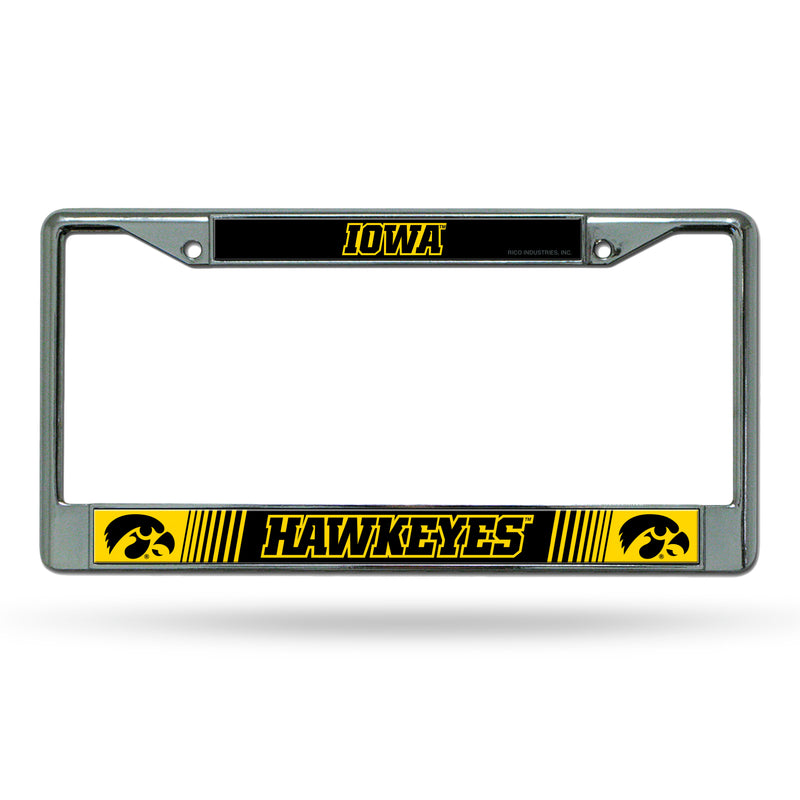 Iowa Hawkeye Chrome Frame