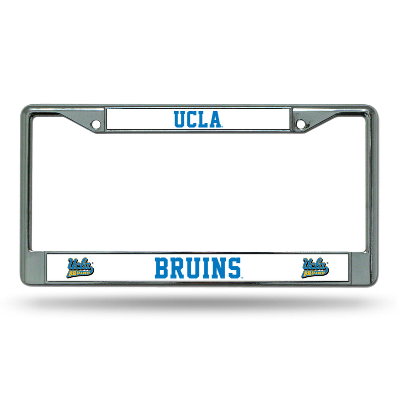 NCAA California-Los Angeles Bruins 12" x 6" Silver Chrome Car/Truck/SUV Auto Accessory By Rico Industries