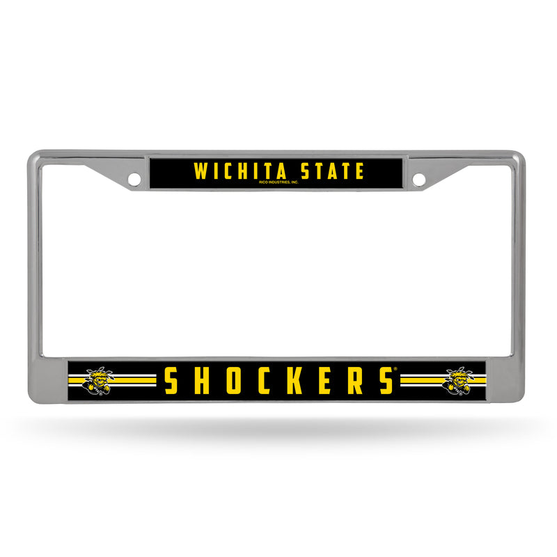 Wichita State Decal Chrome Frame