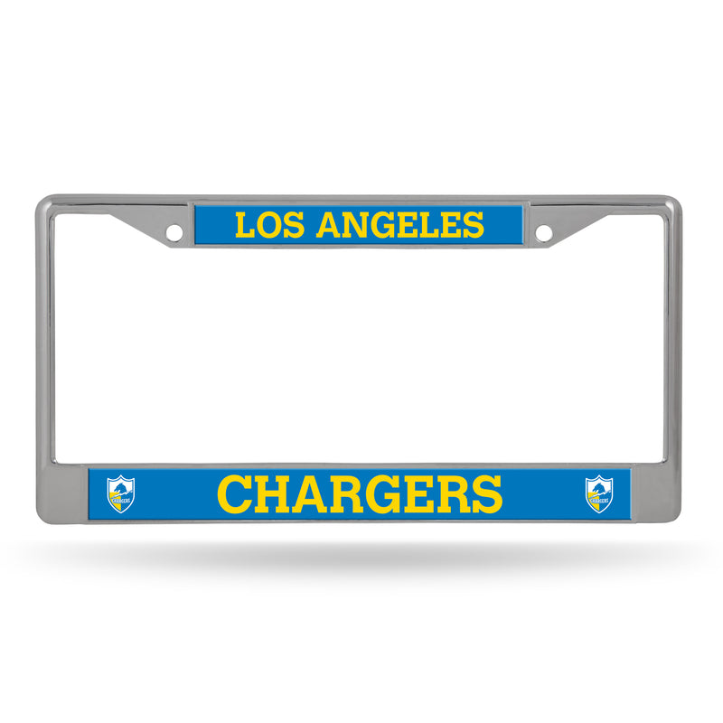Los Angeles Chargers "Retro Logo" Chrome Frame