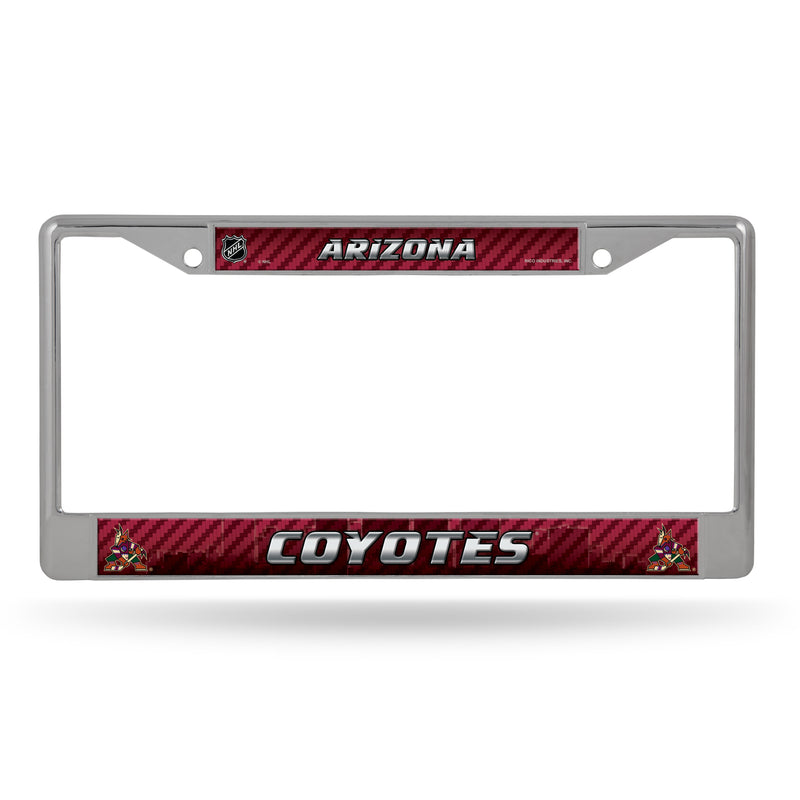 Arizona Coyotes Chrome License Plate Frame