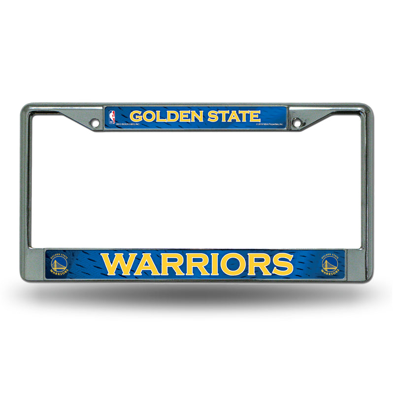 Warriors Chrome Frame W/ Printed Insert