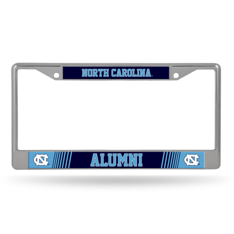 North Carolina University Alumni Chrome Frame W/ Printed Insert