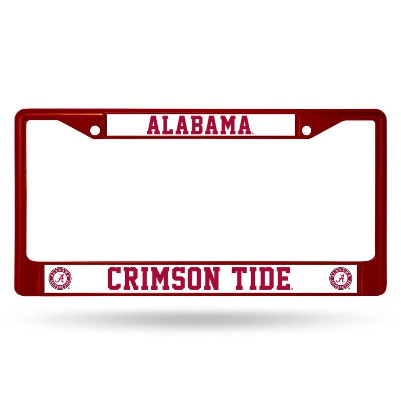 Alabama Maroon Colored Chrome Frame