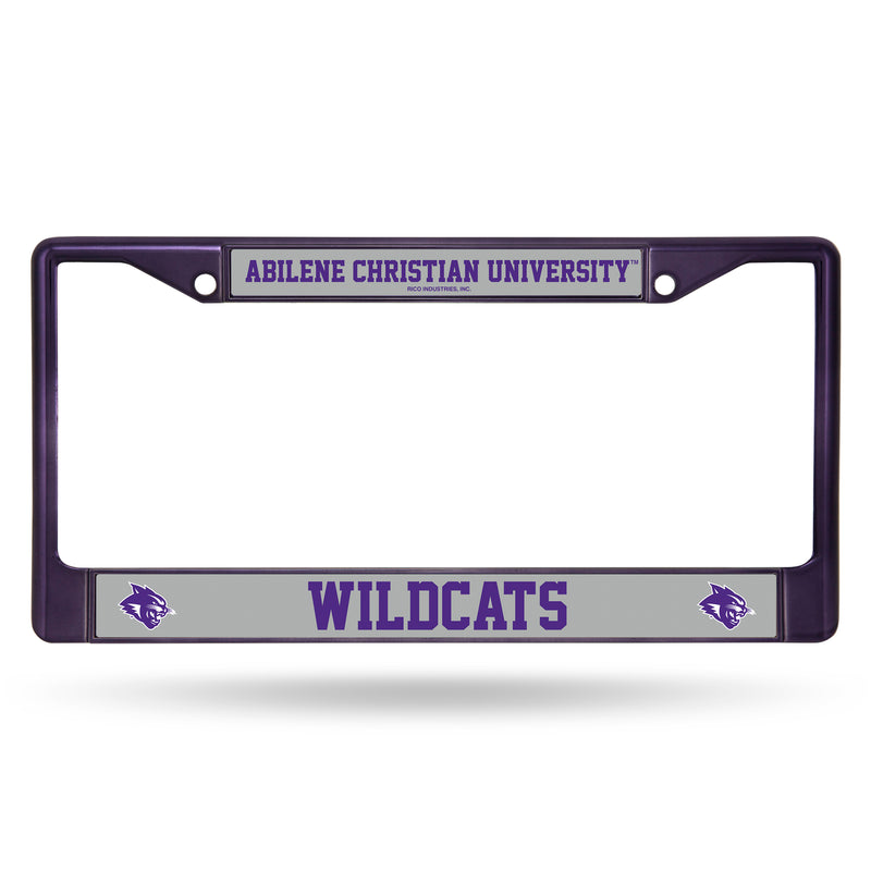 Abilene Christian Colored Chrome Frame W/ Printed Inserts - Purple