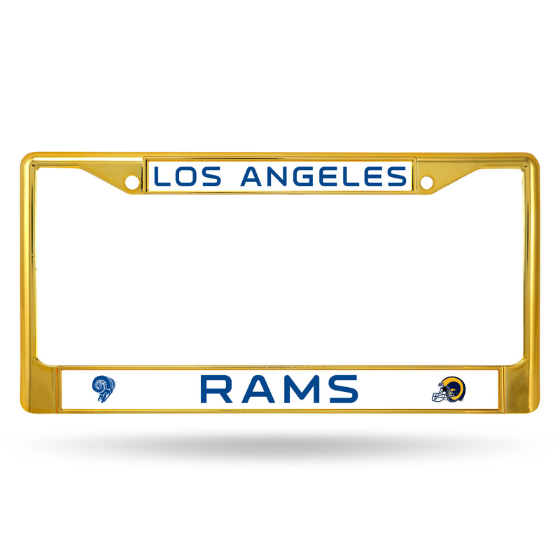 LA Rams Colored Chrome Frame Secondary Gold